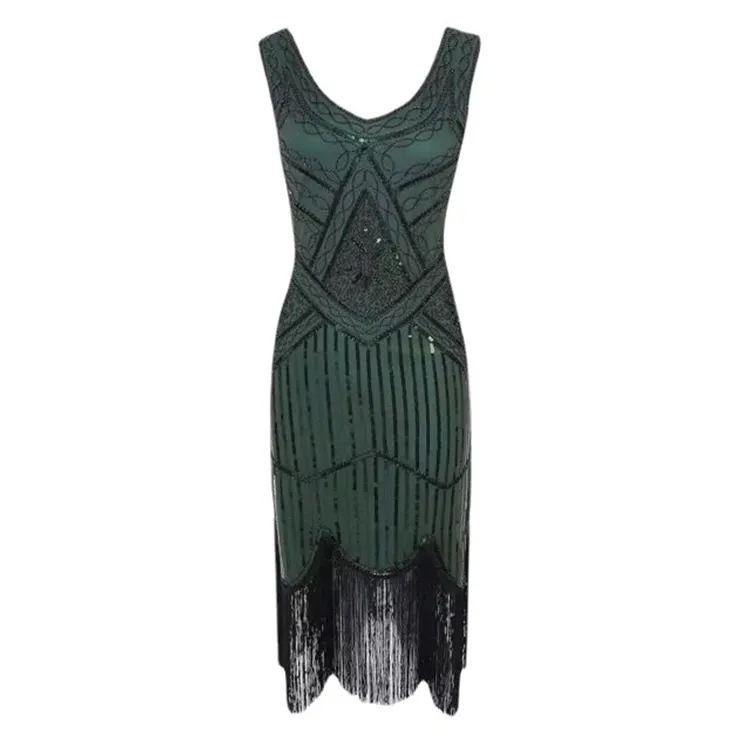 Vestito da donna con paillettes del 1920