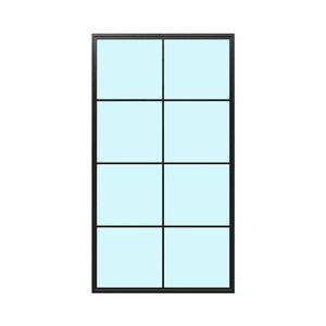 Modernes Fenster blatt 85mm Stahlrahmen Fensterglas Schall dicht Aus gezeichnetes Profil fenster Glas-und Stahlrahmen - Product Image 5