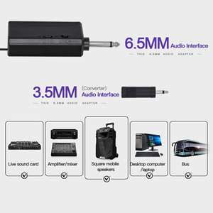 2.4G không dây cầm tay karaoke <span class=keywords><strong>Microphone</strong></span> Kit Sạc Receiver Pin tầm xa cho đám cưới hát sự kiện Loại C - Product Image 6