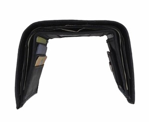 Mini carteira masculina de couro infantil estampa de avetruz tripla presente de Natal - Product Image 4