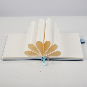 Cuaderno de colores frescos al por mayor, diario personalizado de tapa dura, diario personalizado con página interior forrada, lazo para bolígrafo y marcapáginas de cinta - Product Image 6