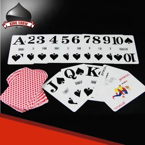 Tùy chỉnh chất lượng cao mã vạch Casino lớp chơi game cầu Joker Câu lạc bộ Poker đặc biệt chơi thẻ boong Bộ