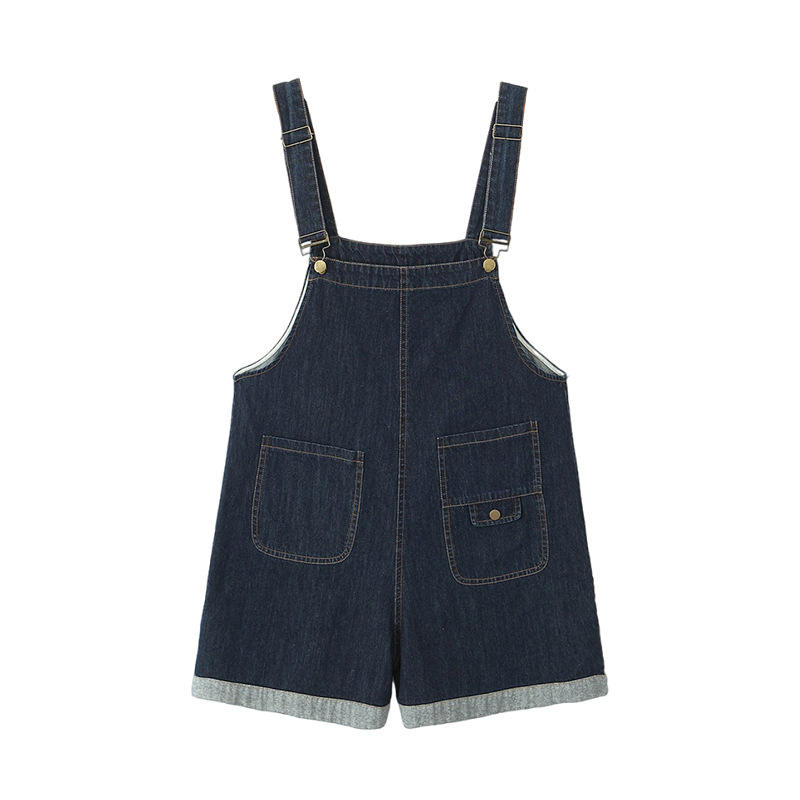 ชุดเอี๊ยมสีน้ำเงินเดนิม