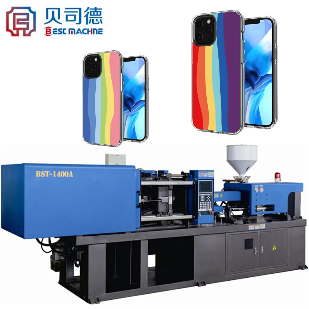 Máquina de moldeo por inyección de plástico para teléfono móvil iPhone, carcasa personalizada de TPU de alta calidad, serie iPhone