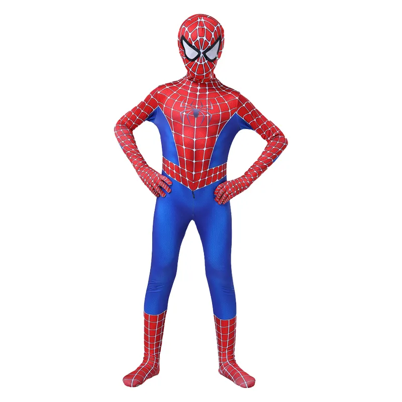 Fantasia di Halloween ragazzi Costume da festa Cosplay vestiti Spiderman gioco di ruolo tuta per bambini Spiderman costumi