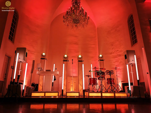 Hongmei 8-teilige Steuerung Fernbedienung LED-Röhre DJ Uplights Batterie Wireless Dmx 360-Grad-LED-Pixel-Röhrenlicht - Product Image 6