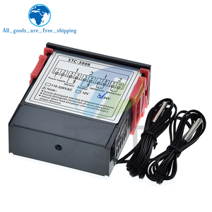 TZT-Controlador de temperatura digital dual para el hogar, termostato de dos salidas de relé, con sonda, 12V, 24V, 220V - Product Image 6