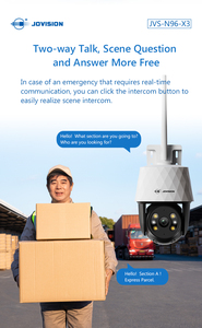 กล้องวงจรปิด3MP Wi-Fi N96-X3พร้อมไฟติดตามแบบเรียลไทม์ & สัญญาณเตือนเสียงคุยสองทางและตัวเลือกการจัดเก็บข้อมูล NVR - Product Image 2