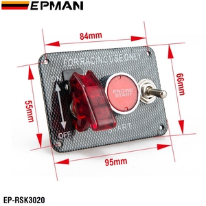 Epman Racing 12V đánh lửa chuyển đổi bảng điều chỉnh động cơ bắt đầu <span class=keywords><strong>push</strong></span> <span class=keywords><strong>button</strong></span> Led chuyển đổi cho Racing Car EP-RSK3020 - Product Image 2