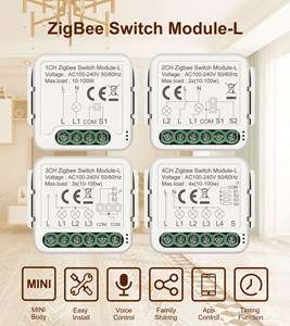 スマートホームデバイスODMOEMウォールマウントTuyaApp Control Zigbeeスイッチモジュールトリガーリレー (ニュートラルラインなし) - Product Image 5