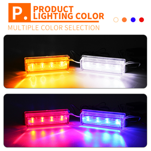 12-24V yüksek güç tarafı yanıp sönen ışık side Marker çakarlı lamba yanıp sönen acil uyarı led'i kamyon çakarlı lamba - Product Image 5