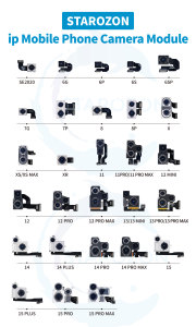适用于Iphone 8 XR 11 Pro 12迷你13 Pro 14 Plus 15 Pro Max维修手机柔性电缆的原始设备制造商接近传感器正面摄像头 - Product Image 5
