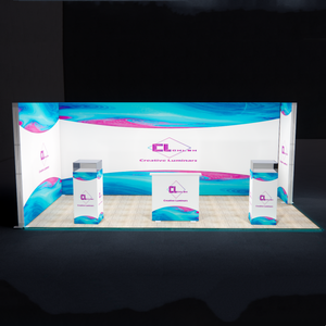 10X20 <strong>Exhibition</strong> Stand 3d <strong>Models</strong> Design Double Sided Light Boxes <strong>for</strong> LAS VEGAS CES Electronics Show - Product Image 2