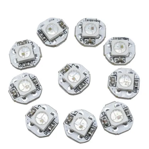 WS2812B indirizzabile LED Pixel Light SMD 5050 RGB SMD su dissipatore di calore scheda PCB modulo LED Pixel luce 5V DC - Product Image 2