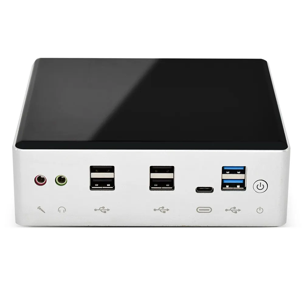 Mini PC I7-10510U I5/I3 2 * DDR4 2 * Lan M.2 NVMe NUC Window10 WiFi Ramping Komputer 4K TV Box PC Gamer