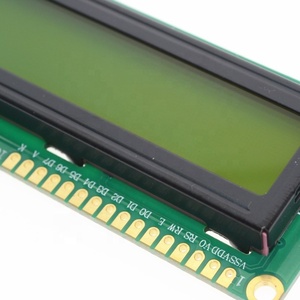 LCD1602A LCD-Anzeige modul 5V Gelbgrüner Bildschirm Schwarze Schrift mit Hintergrund beleuchtung für Arduino geeignet