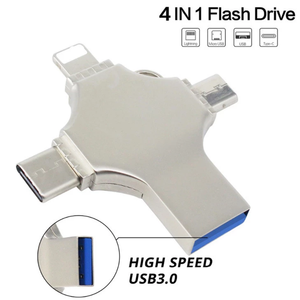2024แฟลชไดรฟ์ OTG USB แบบมัลติฟังก์ชัน4 in 1ความเร็วสูง3.0 - Product Image 5