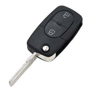 2/3/4 düğmeler için uzaktan anahtar kabuk durumda Fob için Audi A3 A4 A6 A8 TT Quattro RS4 verici HAA HU66 bıçak küçük pil tutucu - Product Image 2