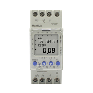 ManHua Alternately On/OFF 220V 16A Random Clock 2 Channel 7 Day MT822 36ミリメートルUniversal Electric ProductためHome Use Digital Timer - Product Image 1
