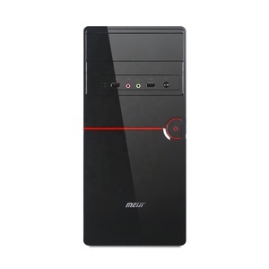 PC Desktop <strong>Computer</strong> Case Office Black with Front Panel Dual USB Dual HD AUDIO Rohs OEM Mid Tower PC Case - Product Image 3