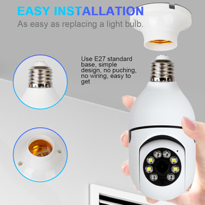 Icsee屋内スマート360度パノラマセキュリティワイヤレスWifiLed電球ホルダーカメラカメラ付き - Product Image 5