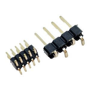 Single Row 2.54mm Pitch Straight Pin <strong>Header</strong> with Socket <strong>1</strong>*2/3/4/5/6/7/<strong>8</strong>/10/12/15/20/40P for PCB Application - Product Image 1