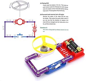 335 Electronics Discovery Kit circuiti esperimenti Kit Smart Electronics Block Kit giocattolo educativo per scienze - Product Image 2
