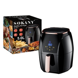 Sokany Electric Deep Fryer Air Fryer <strong>Timer</strong> <strong>Temperature</strong> <strong>Control</strong> Power Household Healthy Kitchen Cooking Tools - Product Image 3