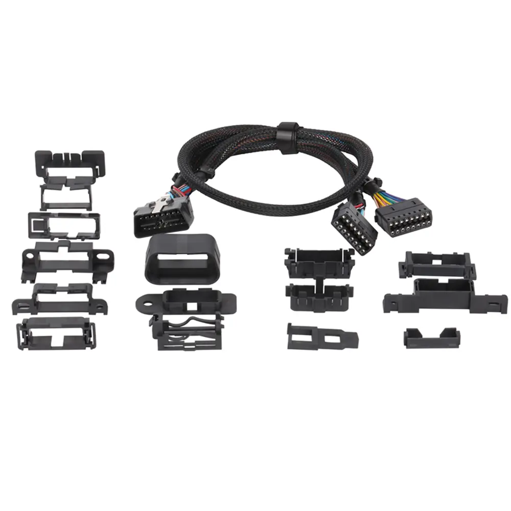 OEM usine 16 broches mâle universel obd2 obdii obd 2 split y câble