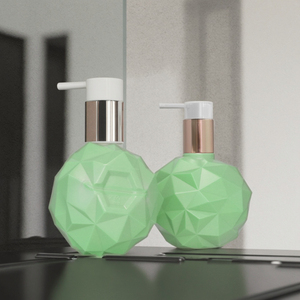 100ml-300ml HDPEプラスチックピンクダイヤモンドボディボトルアイスクリームハンドクリームスキンケアセラムジュース美容包装スクリューキャップ付き