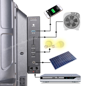 太阳能安卓电视钢化玻璃双玻璃智能电视12v Dc发光二极管电视Dc 12v 17 19 24 32 40 43英寸电视 - Product Image 6