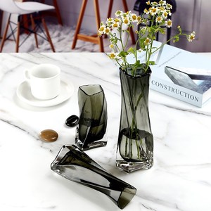 Modern Creative Bohemian Style Crystal Glass <strong>Vase</strong> Minimalist Design for Light Luxury Home Tabletop Decoration