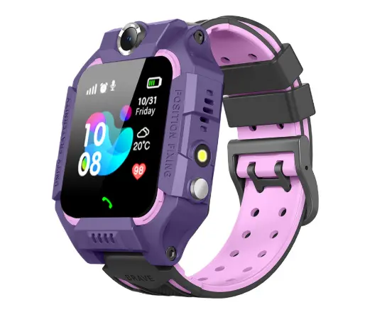 Q19 niños reloj inteligente RoHS CE 4G GPS reloj inteligente tarjeta SIM SOS Video llamada mensaje Smartwatch para niños y niñas