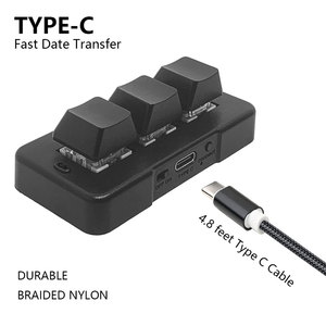 MK321BT Wired BT PCsensor Custom USB 3-Key Keyboard Mini Mechanical Keyboard Gaming Macro Programación One Key Password - Product Image 5