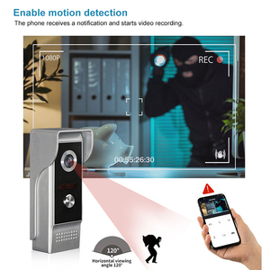Timbre de vídeo inteligente WiFi inalámbrico Tuya de alta calidad con cámara de Color de visión nocturna para videoportero de seguridad para el hogar - Product Image 4