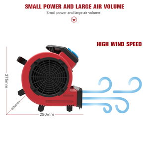 JN-C2 xách tay công nghiệp không khí tầng khô hơn Blower cho thảm và sàn tầng Blower khô hơn với ổ cắm điện - Product Image 3
