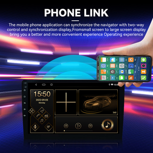Coview MP5 2 Din 9 10.1 ''Tela de Toque de Vídeo Rádio Do Carro BT Música Estéreo Apoio Carplay Android Auto