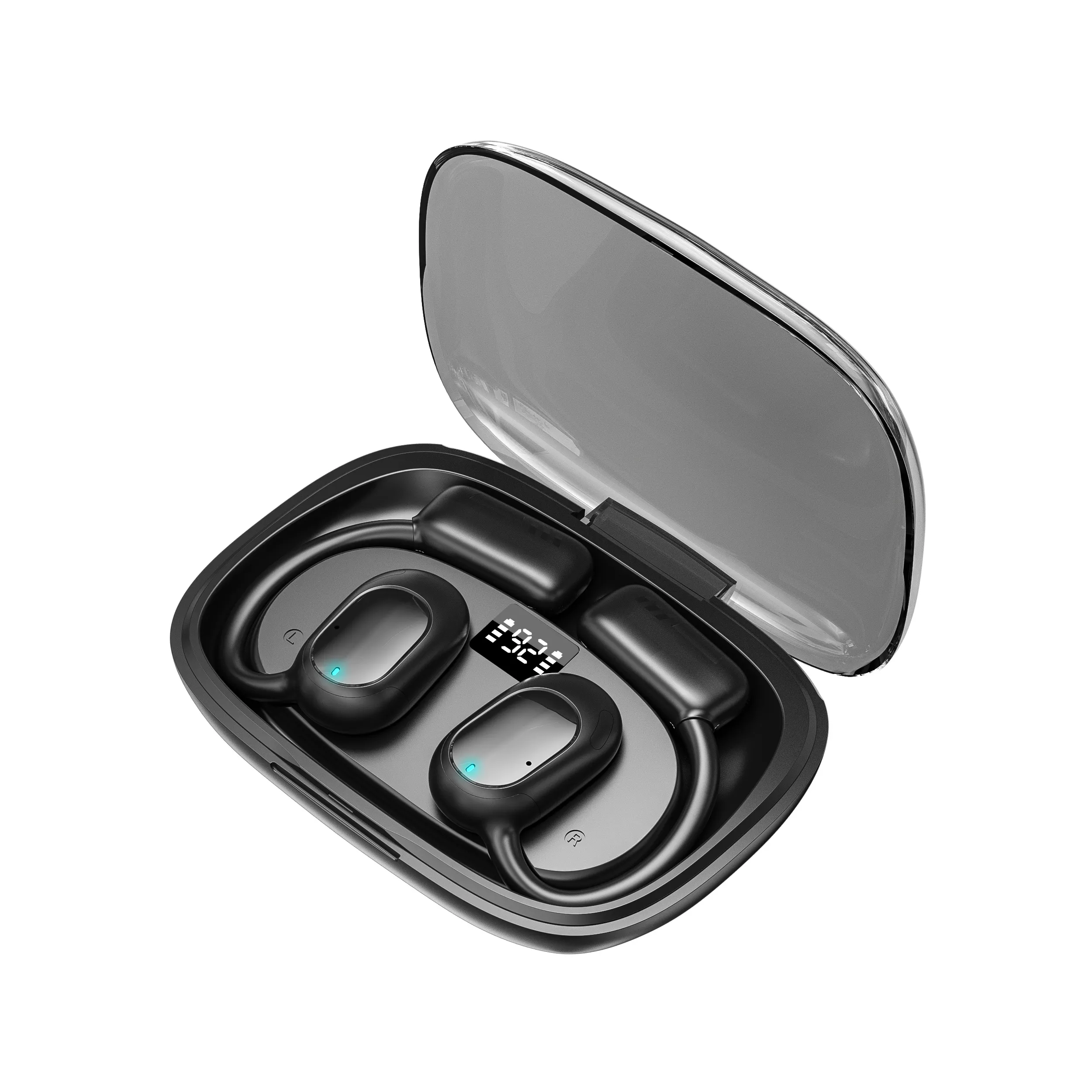 2024 Novos produtos Fones de ouvido sem fio OWS GQ08 ENC à prova d'água esportivos suspensos fones de ouvido com gancho para orelha Fones de ouvido DAMIX originais