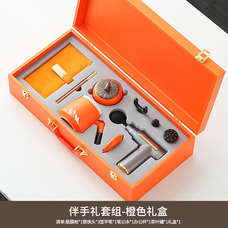 Ensemble de 5 pistolets à fascia pour tasse de bureau (orange)