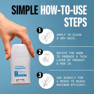 Fragrance-Free Underarm Deodorant Antiperspirant Combat Excessive <strong>Sweating</strong> Irritation Lasts Fresh Dry All Day Hyperhidrosis - Product Image 3