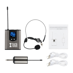 Bán Buôn Uống Kim Loại Ve Áo Tai Nghe Không Dây Uhf Hidden Microphone Hệ Thống - Product Image 6