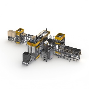 Maquinaria KBL, fabricación de ladrillos a línea de apilamiento, sistema automático de paletización de bloques, proyecto llave en mano, máquina automática de transporte de ladrillos - Product Image 2
