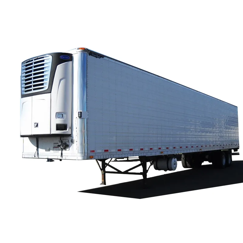 3 assi 40 Ft contenitore Box refrigerato furgone semirimorchio camion per il trasporto di alimenti freschi