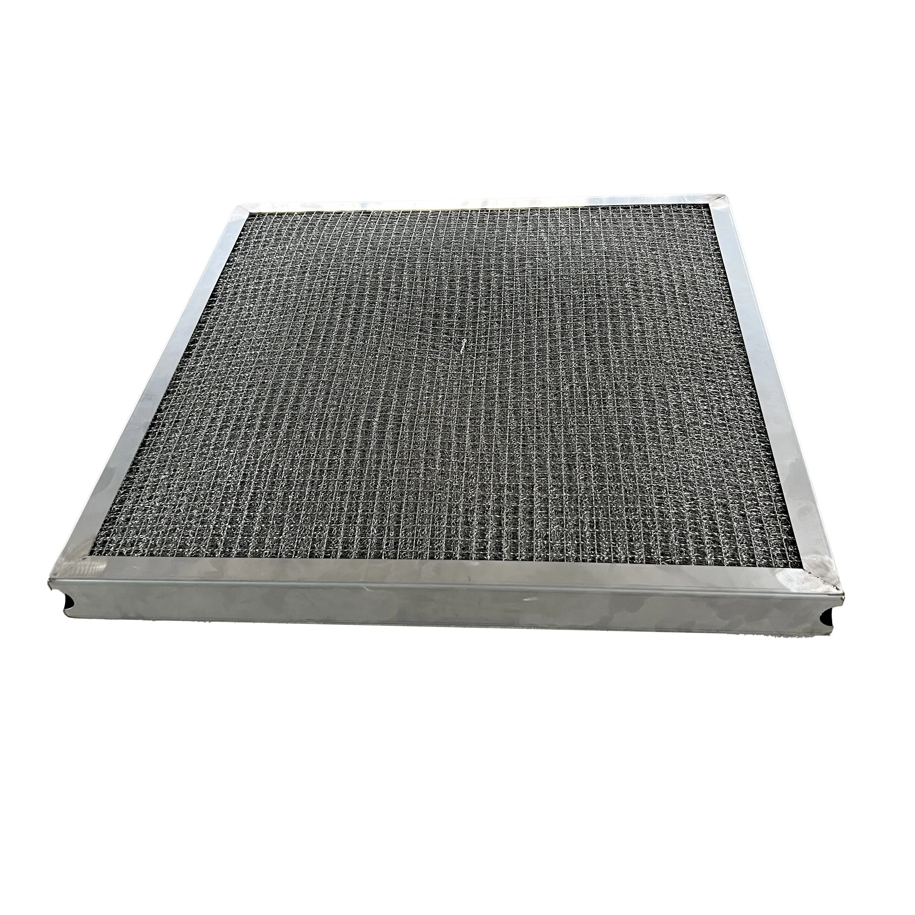 Stainless Steel Oil Fume And Oil Mist Filter Plate Type Multi-layer Wavy Metal Air Filter