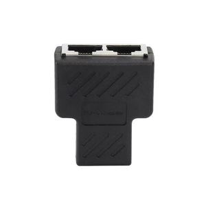 Adaptador divisor USB 1 a 2 conector de red Dual LAN Ethernet enchufe extensión Cable adecuado para Cat5 Cat5e Cat6 Cat7 - Product Image 4
