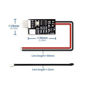 新しいVHM-802 12V PWM4線式ファン温度コントローラースピードガバナーボード - Product Image 5
