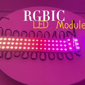 UL certificato 12V DC RGBIC modulo LED magico colore FTP telecomando per esterno dimmerabile e personalizzabile scatola luminosa