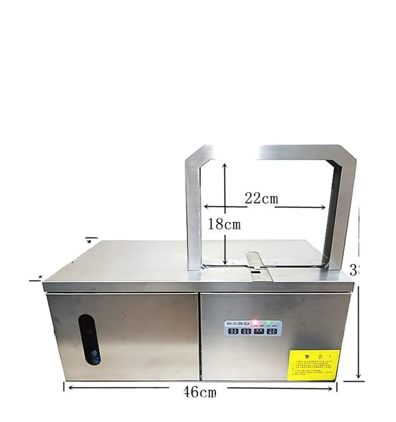 Machine de cerclage de légumes machine de cerclage automatique de bande de thermoscellage machine d'emballage de sacs