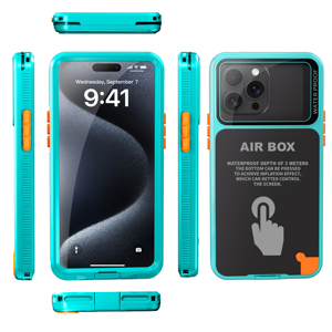 กระเป๋ากันน้ำสากลสำหรับ iPhone 13 PRO MAX 13 MINI PVC กันน้ำเคสโทรศัพท์มือถือใส CN; - Product Image 1