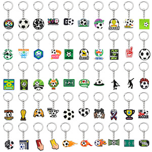 Fußball Werbung Schlüssel anhänger Großauftrag World 2026 Cup llave ros Personal izados Benutzer definierte Schlüssel ring Schlüssel anhänger PVC-Schlüssel bund - Product Image 2
